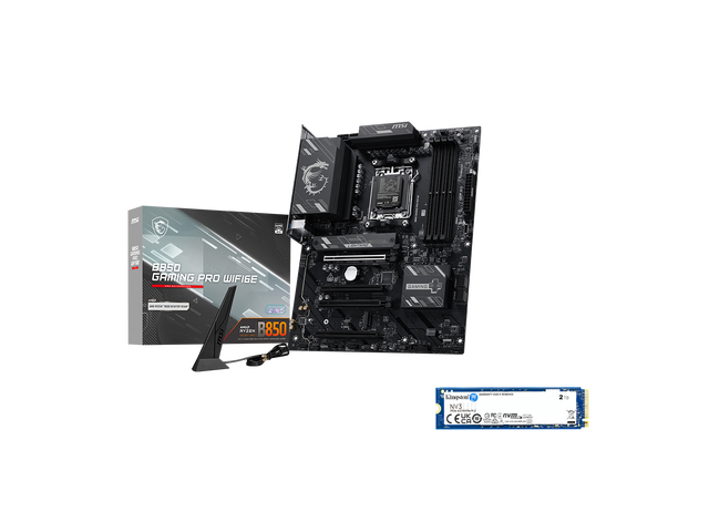 MSI B850 Gaming Pro WiFi6E Bundle - Motherboard & 2TB NVMe SSD