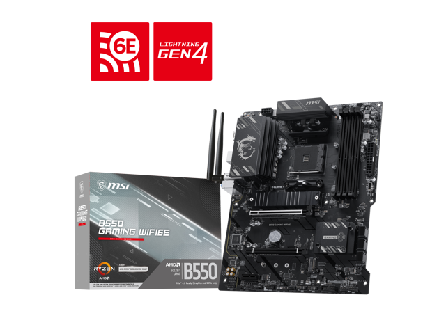MSI B550 GAMING WIFI6E AM4 Motherboard
