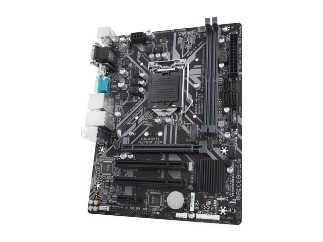GIGABYTE H310M S2P LGA 1151 (300 Series) Micro ATX Intel Motherboard