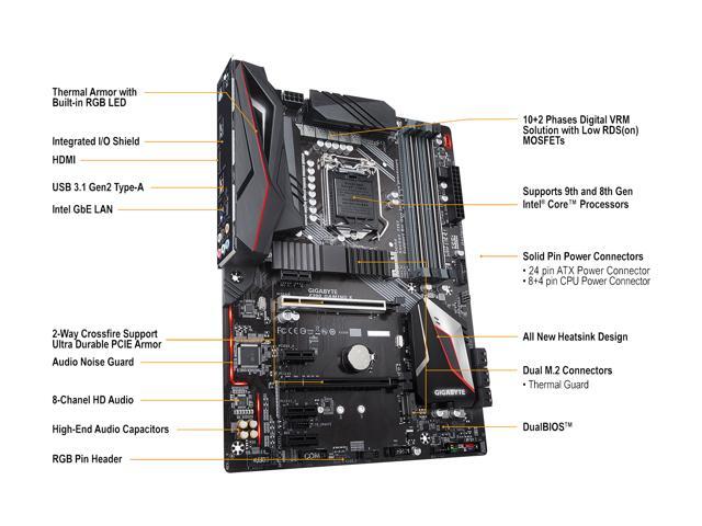 GIGABYTE Z390 GAMING X LGA 1151 (300 Series) ATX Intel Motherboard