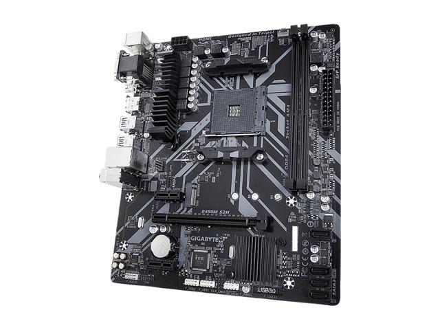GIGABYTE B450M S2H AM4 Micro ATX AMD Motherboard