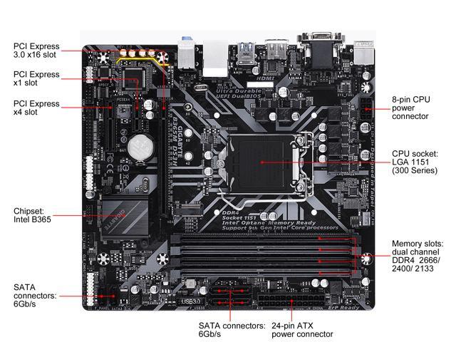 GIGABYTE B365M DS3H LGA 1151 (300 Series) Micro ATX Intel Motherboard