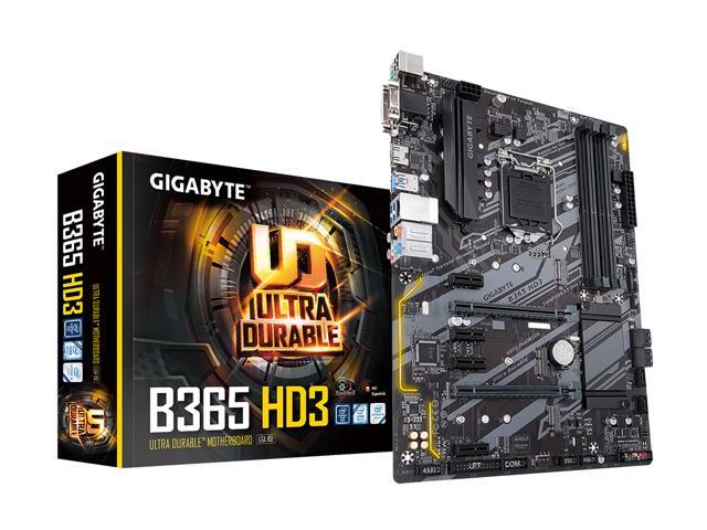 GIGABYTE B365 HD3 LGA 1151 (300 Series) ATX Intel Motherboard