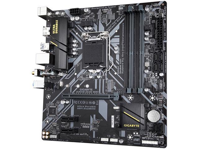 Refurbished: GIGABYTE B365M DS3H WIFI LGA 1151 (300 Series) Intel B365 SATA 6Gb/s Micro ATX Intel Motherboard