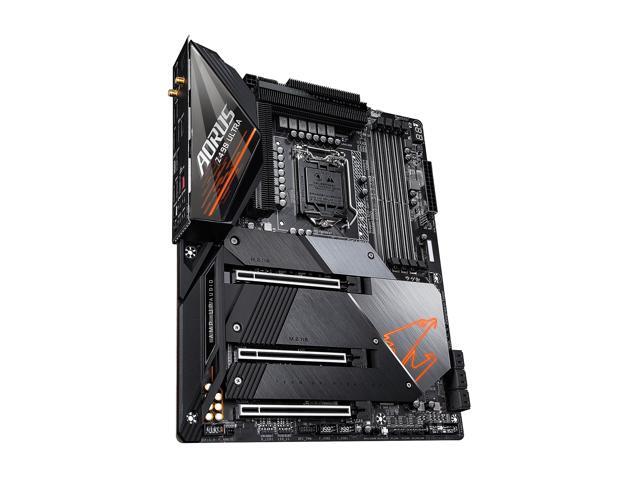 GIGABYTE Z490 AORUS ULTRA LGA 1200 Intel Z490 ATX Motherboard with Triple M.2, SATA 6Gb/s, USB 3.2 Gen 2, WIFI 6, 2.5 GbE LAN