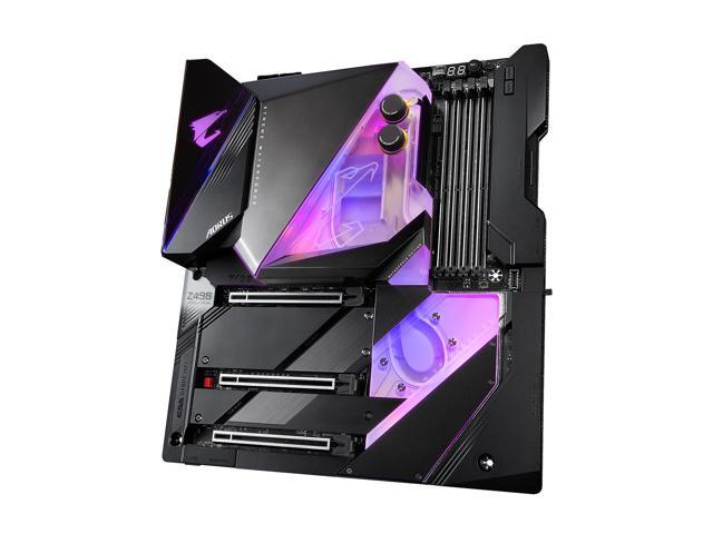 GIGABYTE Z490 AORUS XTREME WATERFORCE LGA 1200 Intel Z490 E-ATX Motherboard with Triple M.2, SATA 6Gb/s, USB 3.2 Gen 2, WIFI 6, 10 GbE LAN, Dual...