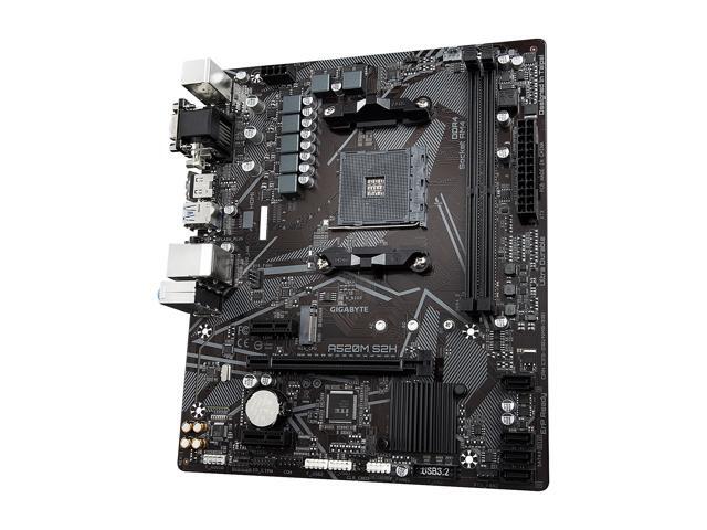 GIGABYTE A520M S2H AM4 Micro ATX AMD Motherboard