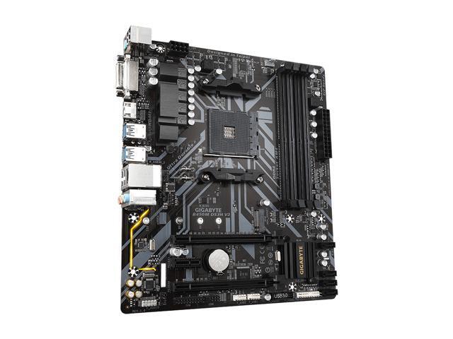 GIGABYTE B450M DS3H V2 AM4 Micro ATX AMD Motherboard
