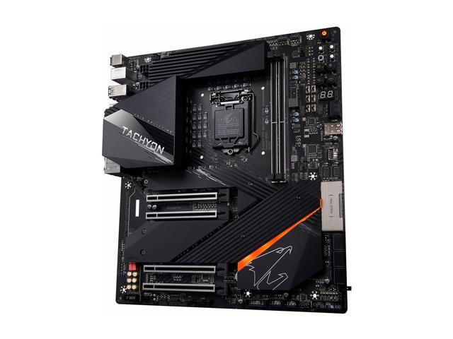 GIGABYTE Z590 AORUS TACHYON LGA 1200 Intel Z590 E-ATX Motherboard with Triple M.2, PCIe 4.0, USB 3.2 Gen2X2 Type-C, Intel WIFI 6E, 2.5GbE LAN,...