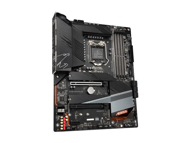 GIGABYTE Z590 AORUS ELITE LGA 1200 Intel Z590 ATX Motherboard with Triple M.2, PCIe 4.0, USB 3.2 Gen2X2 Type-C, 2.5GbE LAN