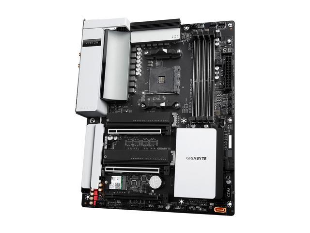 GIGABYTE B550 VISION D-P AM4 AMD B550 ATX Motherboard with Dual M.2, SATA 6Gb/s, USB 3.2 Type-C with Thunderbolt 3, WIFI 6, Dual 2.5GbE LAN, PCIe 4.0