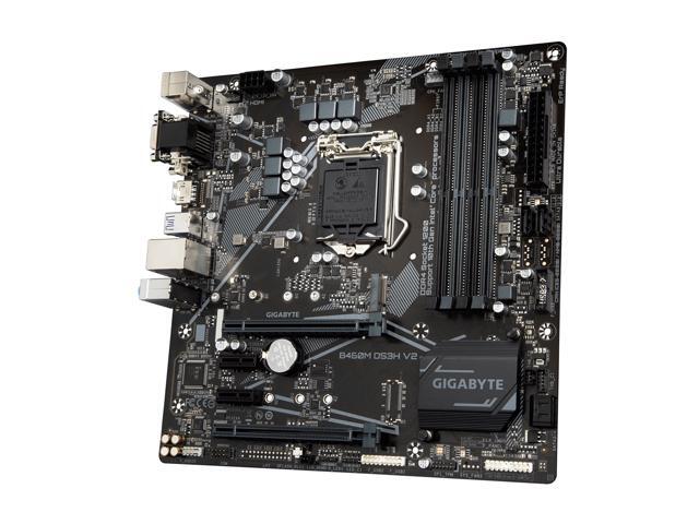 GIGABYTE B460M DS3H V2 (rev 1.0) LGA 1200 Intel B460 Micro-ATX Motherboard with M.2, SATA 6Gb/s, USB 3.2 Gen 1