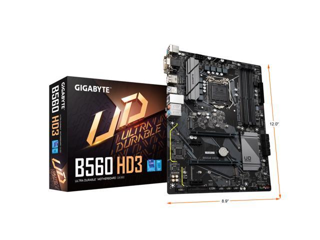 GIGABYTE B560 HD3 LGA 1200 ATX Intel Motherboard