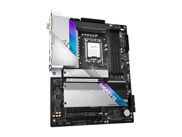 GIGABYTE Z690 AERO G DDR4 LGA 1700 Intel Z690 ATX Motherboard with DDR4, Quad M.2, PCIe 5.0, USB 3.2 Gen2X2 Type-C, WiFi 6, Intel 2.5 GbE LAN