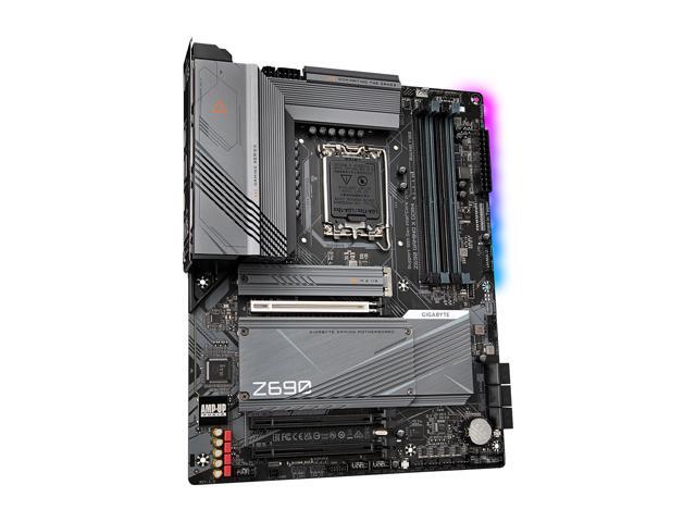 GIGABYTE Z690 GAMING X DDR4 LGA 1700 Intel Z690 ATX Motherboard with DDR4 (REV 1.0), Quad M.2, PCIe 5.0, USB 3.2 Gen2X2 Type-C, 2.5GbE LAN