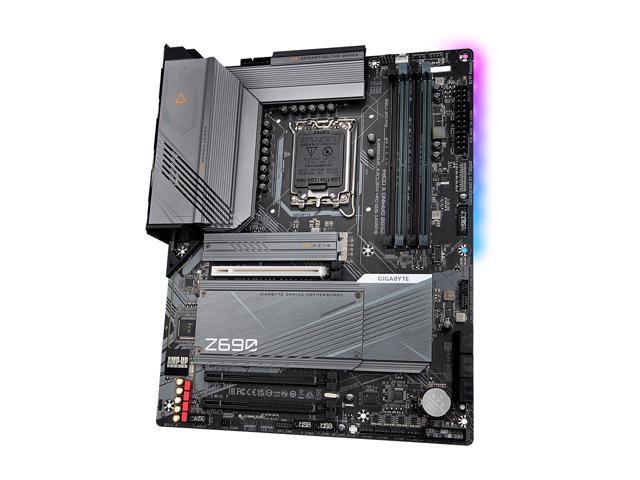 GIGABYTE Z690 GAMING X DDR4 LGA 1700 Intel Z690 ATX Motherboard with DDR4 (REV 1.0), Quad M.2, PCIe 5.0, USB 3.2 Gen2X2 Type-C, 2.5GbE LAN