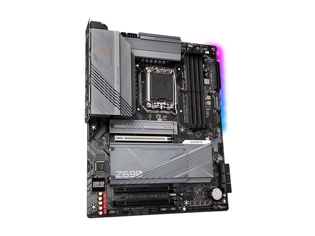 GIGABYTE Z690 GAMING X LGA 1700 Intel Z690 ATX Motherboard with DDR5, Quad M.2, PCIe 5.0, USB 3.2 Gen2X2 Type-C, 2.5GbE LAN