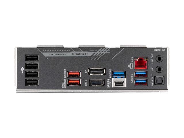 GIGABYTE Z690 GAMING X LGA 1700 Intel Z690 ATX Motherboard with DDR5, Quad M.2, PCIe 5.0, USB 3.2 Gen2X2 Type-C, 2.5GbE LAN