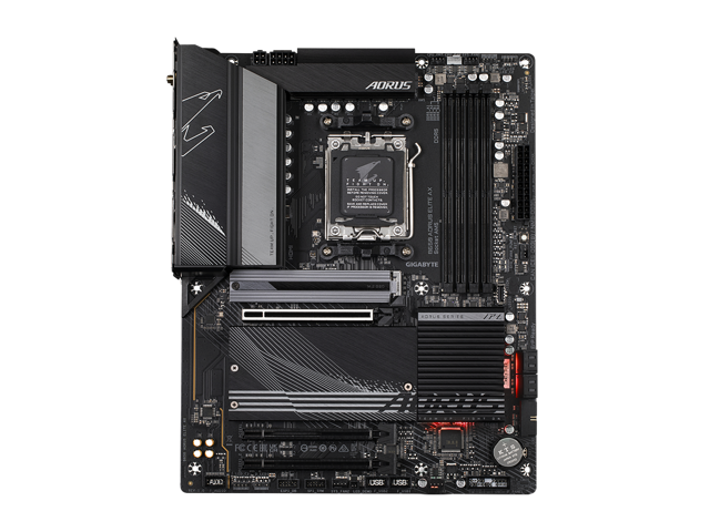 GIGABYTE - B650 AORUS ELITE AX (Socket AM5) AMD B650 ATX DDR5 Wi-Fi 6E Motherboard - Black - image 3