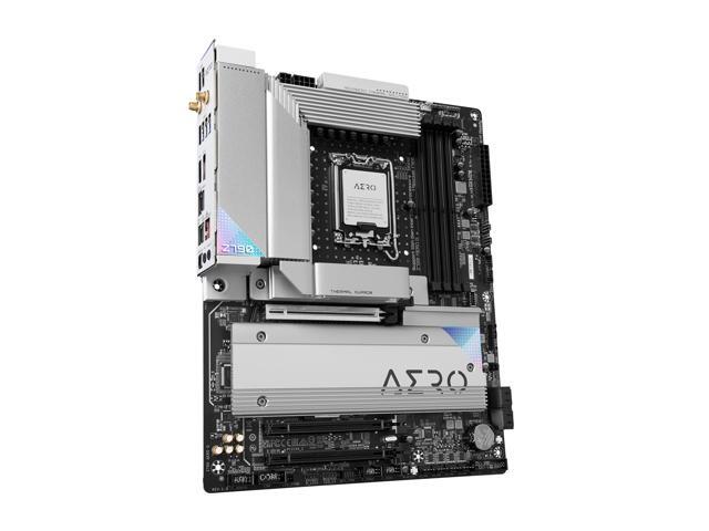 GIGABYTE Z790 AERO G LGA 1700 Intel Z790 ATX Motherboard with DDR5, 5* 5.0 M.2, PCIe 5.0, USB 3.2 Gen2X2 Type-C, WiFi 6E, Intel 2.5GbE LAN