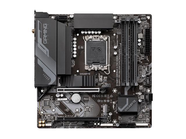 GIGABYTE B760M GAMING X AX DDR4 LGA 1700 Intel B760 M-ATX Motherboard with DDR4, Dual M.2, PCIe 4.0, Front USB 3.2 Gen 2 Type-C, 2.5GbE LAN,...