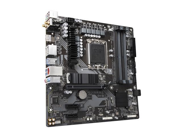 GIGABYTE B760M DS3H AX DDR4 LGA 1700 Intel B760 M-ATX Motherboard with DDR4, Dual M.2, PCIe 4.0, USB 3.2 Gen 2 Type-C, WiFi 6E, 2.5GbE LAN, Q-Flash...