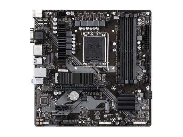 GIGABYTE B760M DS3H DDR4 LGA 1700 Intel B760 M-ATX Motherboard with DDR4, Dual M.2, PCIe 4.0, USB 3.2 Gen 2 Type-C, 2.5GbE LAN, Q-Flash Plus, PCIe...