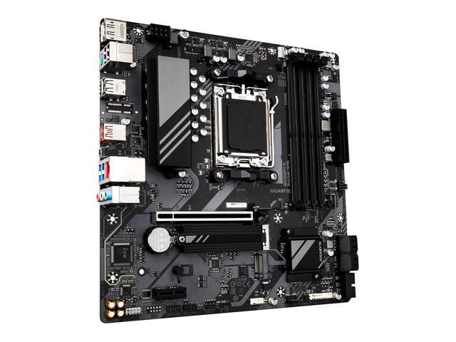 GIGABYTE B650M K AM5 LGA 1718 AMD B650 M-ATX Motherboard, DDR5, 2x PCIe 4.0 M.2, PCIe 4.0, USB 3.2 Gen2 Type-C, 2.5GbE LAN