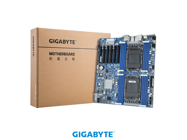 GIGABYTE MS73-HB0 Extended ATX Server Motherboard - 5th/4th Gen Intel Xeon Scalable - E-ATX DP 10Gb/s Broadcom Ethernet Controller,Dual...