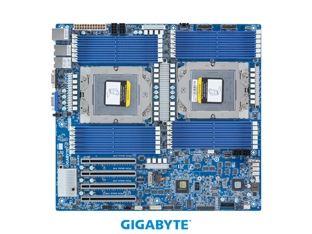 GIGABYTE MZ73-LM1 Server Motherboard - AMD EPYC 9005/9004 - E-ATX DP PCIe Gen4 cTDP 400W