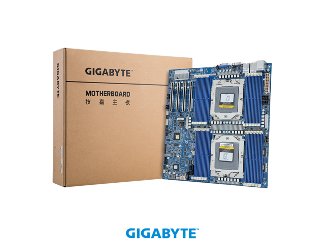 GIGABYTE MZ73-LM1 Server Motherboard - AMD EPYC 9005/9004 - E-ATX DP PCIe Gen4 cTDP 400W