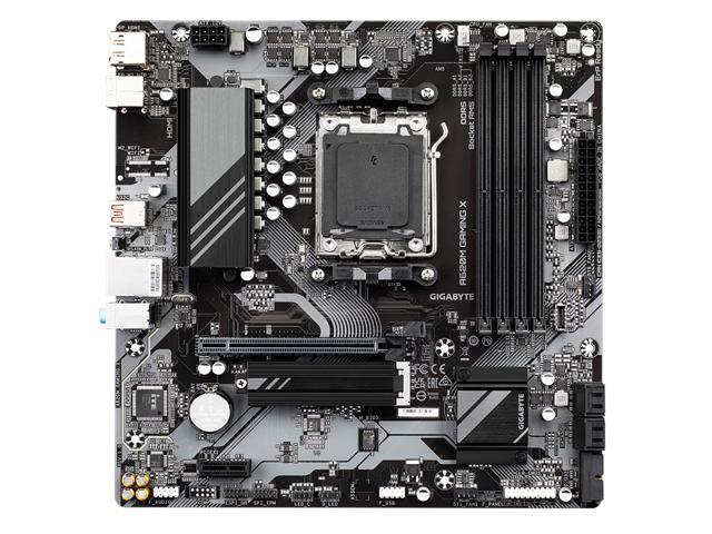 GIGABYTE A620M GAMING X AM5 LGA 1718 AMD A620 M-ATX Motherboard with 5-Year Warranty, DDR5, PCIe 4.0 M.2, PCIe 4.0, USB 3.2 Gen1x2 Type-C,,...