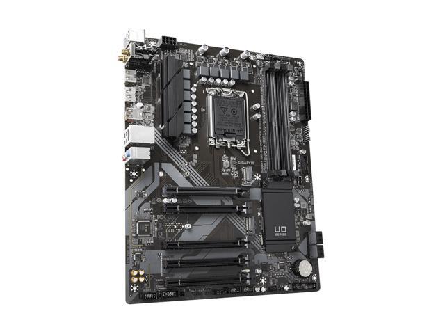 GIGABYTE B760 DS3H AX DDR4 LGA 1700 Intel B760 ATX Motherboard with DDR4, M.2, PCIe 4.0, USB 3.2 Gen 2 Type-C, WiFi 6E Realtek GbE LAN, Q-Flash...
