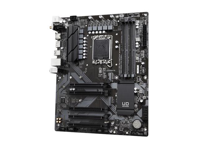 GIGABYTE B760 DS3H AX DDR4 LGA 1700 Intel B760 ATX Motherboard with DDR4, M.2, PCIe 4.0, USB 3.2 Gen 2 Type-C, WiFi 6E Realtek GbE LAN, Q-Flash...