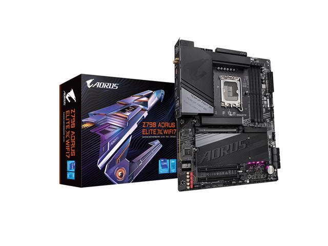 GIGABYTE Z790 AORUS ELITE X WIFI7 LGA 1700 (14th, 13th, 12th Gen) Intel Z790 X ATX Motherboard with DDR5, 4 M.2, PCIe 5.0, USB 3.2 Type-C, Wi-Fi 7