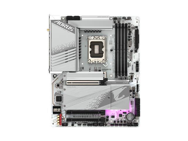 GIGABYTE Z790 AORUS ELITE AX ICE LGA 1700 Intel Z790 X ATX Motherboard with DDR5, 4* M.2, PCIe 5.0, USB 3.2 Type-C, Wi-Fi 6E, 2.5GbE LAN, Q-Flash...