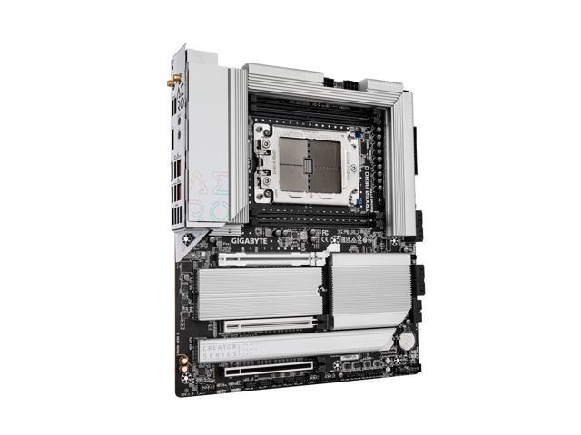 GIGABYTE TRX50 AERO D sTR5 AMD TRX50 EATX Motherboard - DDR5, PCIe 5.0 M.2, PCIe 5.0, USB4 Type-C, Wi-Fi 7, Marvell 10GbE