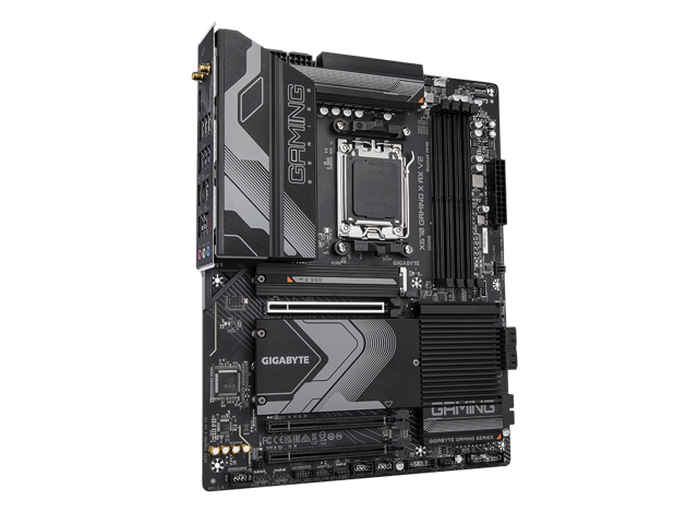 GIGABYTE X670 GAMING X AX V2 AM5 LGA 1718 AMD X670 ATX Motherboard with 5-Year Warranty, DDR5, PCIe 4.0 M.2, PCIe 5.0, USB 3.2 Gen1x2 Type-C, Wi-Fi...