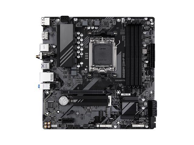 GIGABYTE B650M D3HP AX AM5 LGA 1718 AMD B650 M-ATX DDR5, 2x PCIe 4.0 M.2, PCIe 4.0, USB 3.2 Gen2 Type-C, Wi-Fi 6E, 2.5GbE LAN