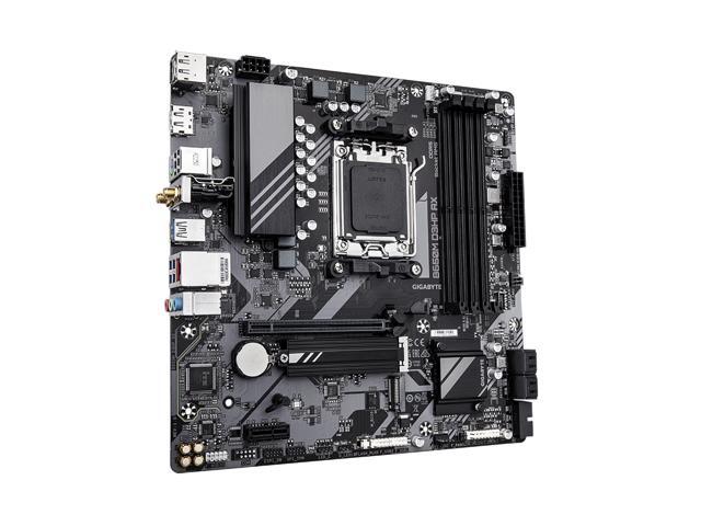 GIGABYTE B650M D3HP AX AM5 LGA 1718 AMD B650 M-ATX DDR5, 2x PCIe 4.0 M.2, PCIe 4.0, USB 3.2 Gen2 Type-C, Wi-Fi 6E, 2.5GbE LAN