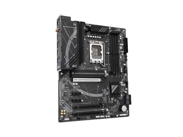 GIGABYTE - Z790 EAGLE AX (Socket LGA 1700) Intel Z790 ATX DDR5 Wi-Fi 6E Motherboard - Black - image 4
