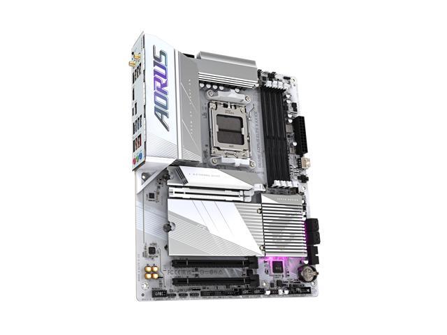 GIGABYTE B650E AORUS ELITE X AX ICE AM5 LGA 1718 AMD B650 ATX Motherboard with 5-Year Warranty, DDR5, 3x M.2, PCIe 5.0, USB 3.2 Gen2X2 Type-C, WiFi...