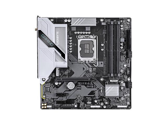 GIGABYTE B760M GAMING PLUS WIFI DDR4 LGA 1700 Intel B760 M-ATX Motherboard with DDR4, 2* M.2, PCIe 4.0, Front USB 3.2 Gen 1 Type-C, WiFi 6 GbE LAN,...