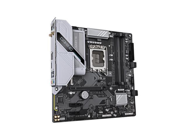 GIGABYTE B760M GAMING PLUS WIFI DDR4 LGA 1700 Intel B760 M-ATX Motherboard with DDR4, 2* M.2, PCIe 4.0, Front USB 3.2 Gen 1 Type-C, WiFi 6 GbE LAN,...