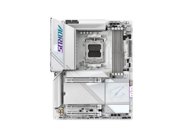 GIGABYTE - X870E AORUS PRO ICE (Socket AM5) AMD X870 ATX DDR5 Wi-Fi 7 Motherboard - White - image 3