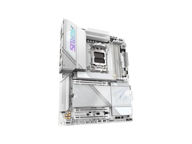 GIGABYTE - X870E AORUS PRO ICE (Socket AM5) AMD X870 ATX DDR5 Wi-Fi 7 Motherboard - White - image 4