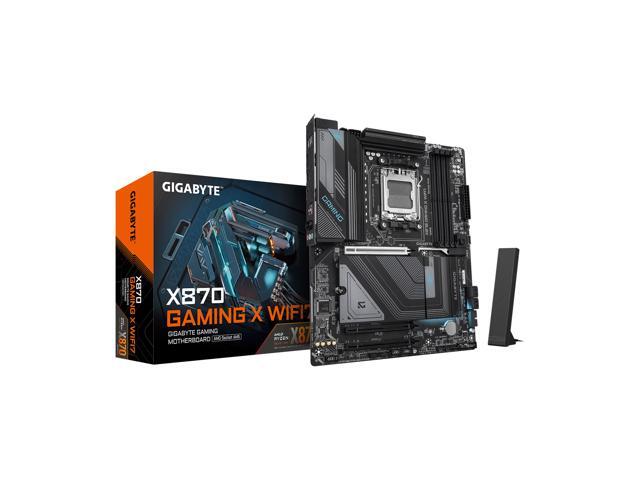 Open Box - GIGABYTE X870 GAMING X WIFI7 AM5 LGA 1718, ATX, DDR5, 4x M.2, PCIe 5.0, USB4, Wi-Fi 7, 2.5GbE LAN, EZ-Latch, 5-Year Warranty