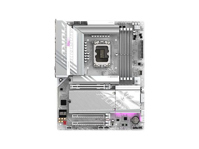 GIGABYTE - Z890 AORUS ELITE WIFI7 ICE (Socket LGA 1851) Intel Z890 ATX DDR5 Wi-Fi 7 Motherboard - White - image 3