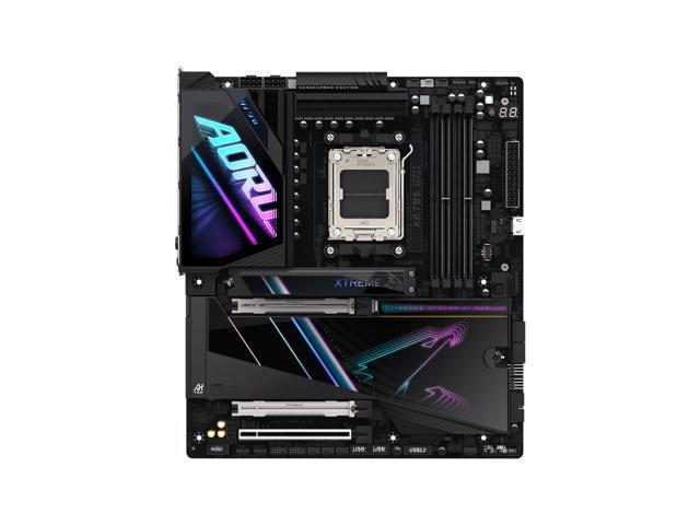 GIGABYTE X870E AORUS XTREME AI TOP AMD AM5 LGA 1718 Motherboard, E-ATX, DDR5, 4x M.2, PCIe 5.0, USB4, WIFI7, 10GbE LAN, EZ-Latch, 5-Year Warranty