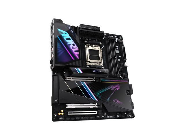 GIGABYTE X870E AORUS XTREME AI TOP AMD AM5 LGA 1718 Motherboard, E-ATX, DDR5, 4x M.2, PCIe 5.0, USB4, WIFI7, 10GbE LAN, EZ-Latch, 5-Year Warranty